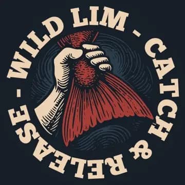 Wild Lim Catch logo for Huchen fishing on the Lim river